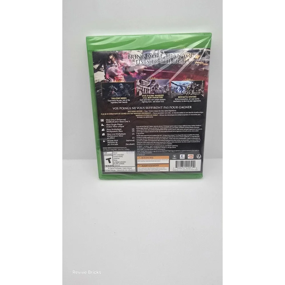 Soul Calibur VI 6 Microsoft Xbox One Brand‎ New Factory Sealed Physical Copy New